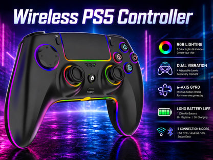 Replacement PS5 Controller Wireless