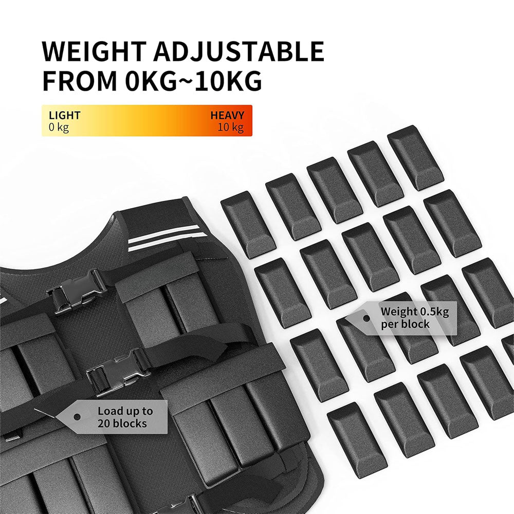 Adjustable Weight Vest 10kg