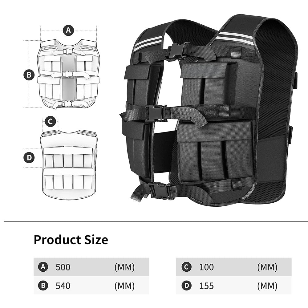 Adjustable Weight Vest 10kg