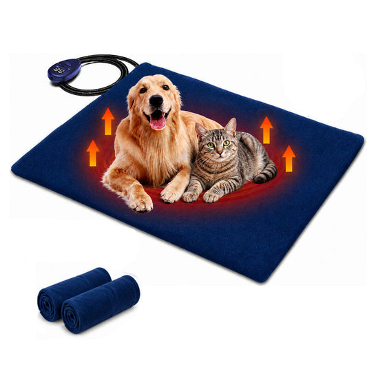 Electric Pet Heat Pad Heating Mat Dog with 2 Cloth Covers