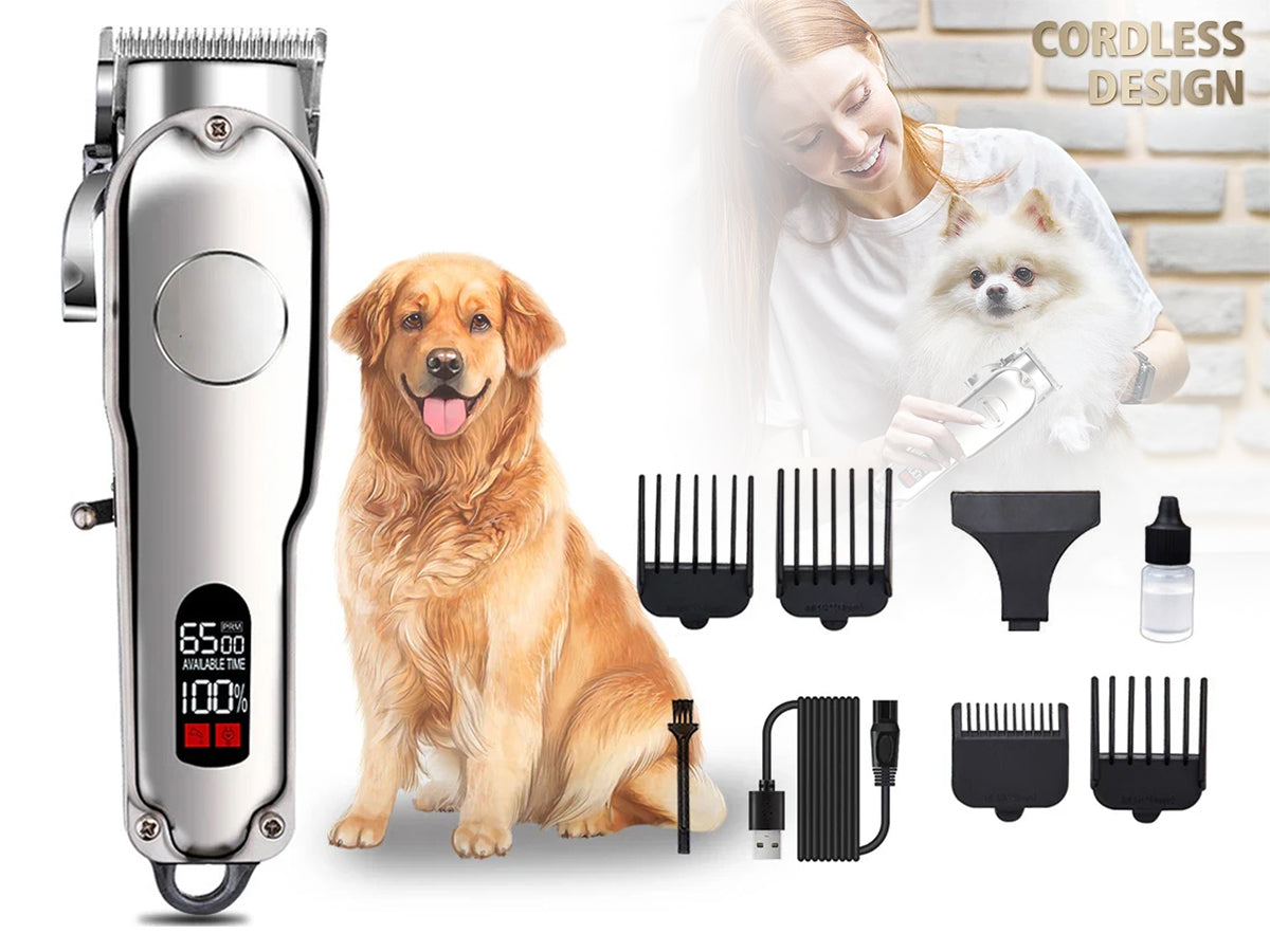 Cordless Dog Clipper Grooming Kit