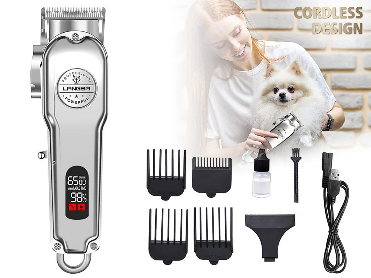 Cordless Dog Clipper Grooming Kit