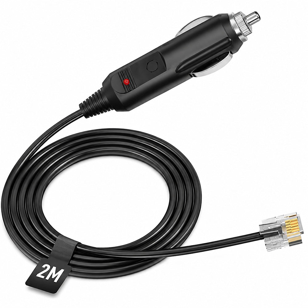 Power Cable Cord for Escort, Beltronic, V1 & Uniden Radar Detectors