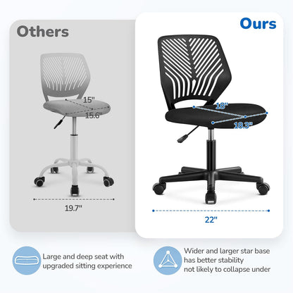 Office Chair, Adjustable Height, Swivel, Ergonomic