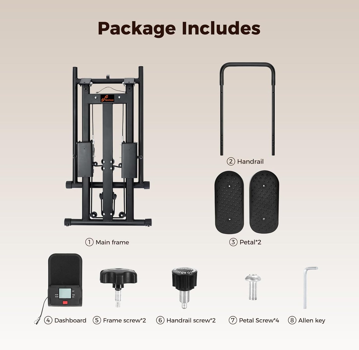 Foldable Stair Steppers Fitness Steps