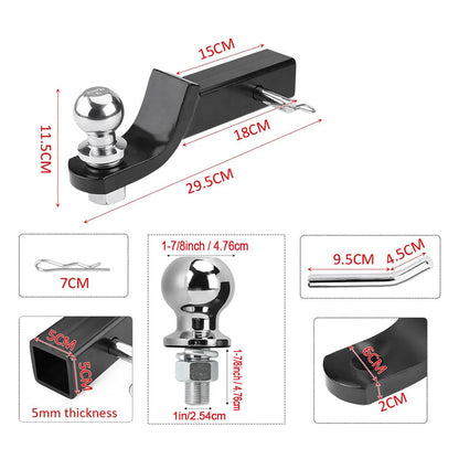 Trailer Tow Bar  Towbar Hitch Tow Ball Mount 6000lbs