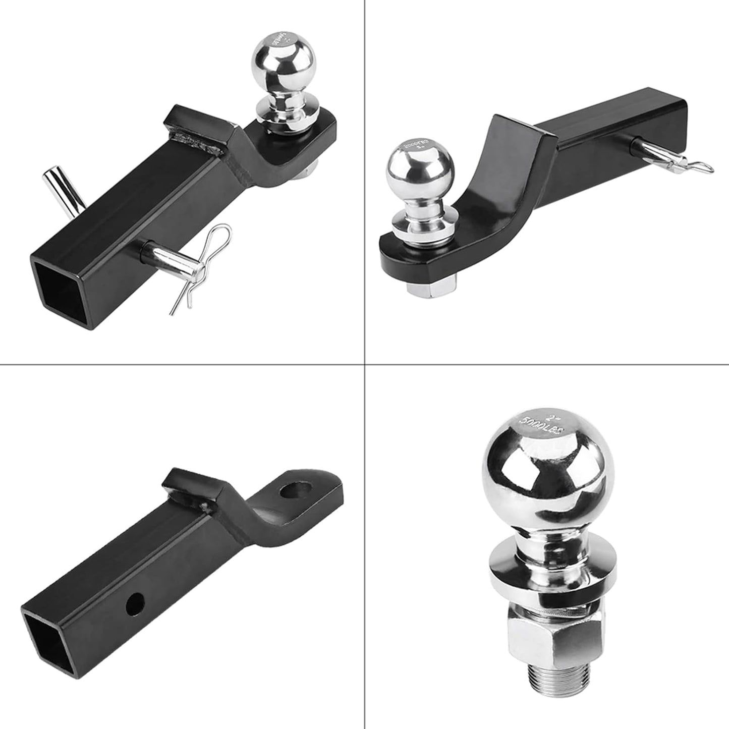 Trailer Tow Bar  Towbar Hitch Tow Ball Mount 6000lbs