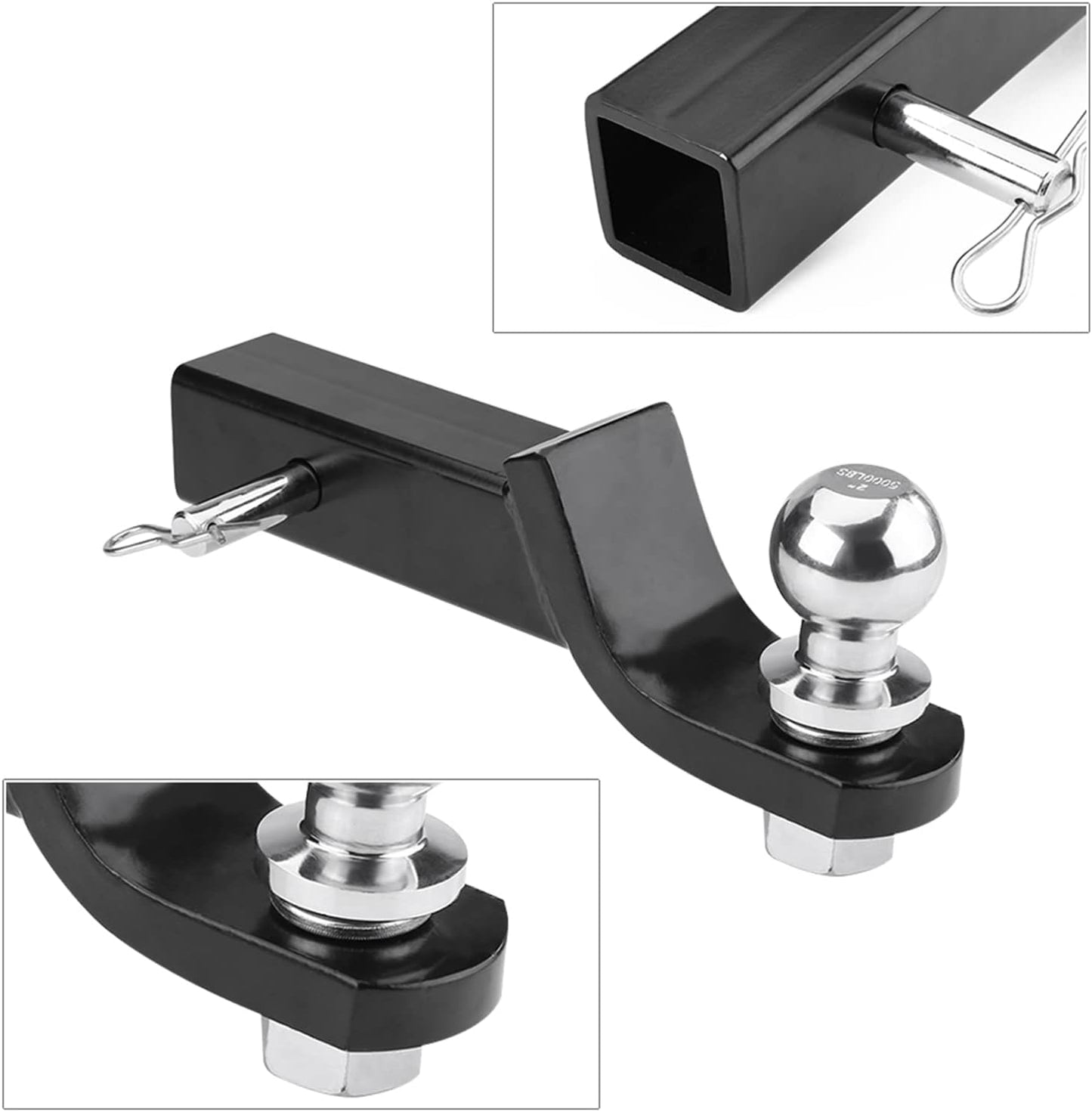 Trailer Tow Bar  Towbar Hitch Tow Ball Mount 6000lbs