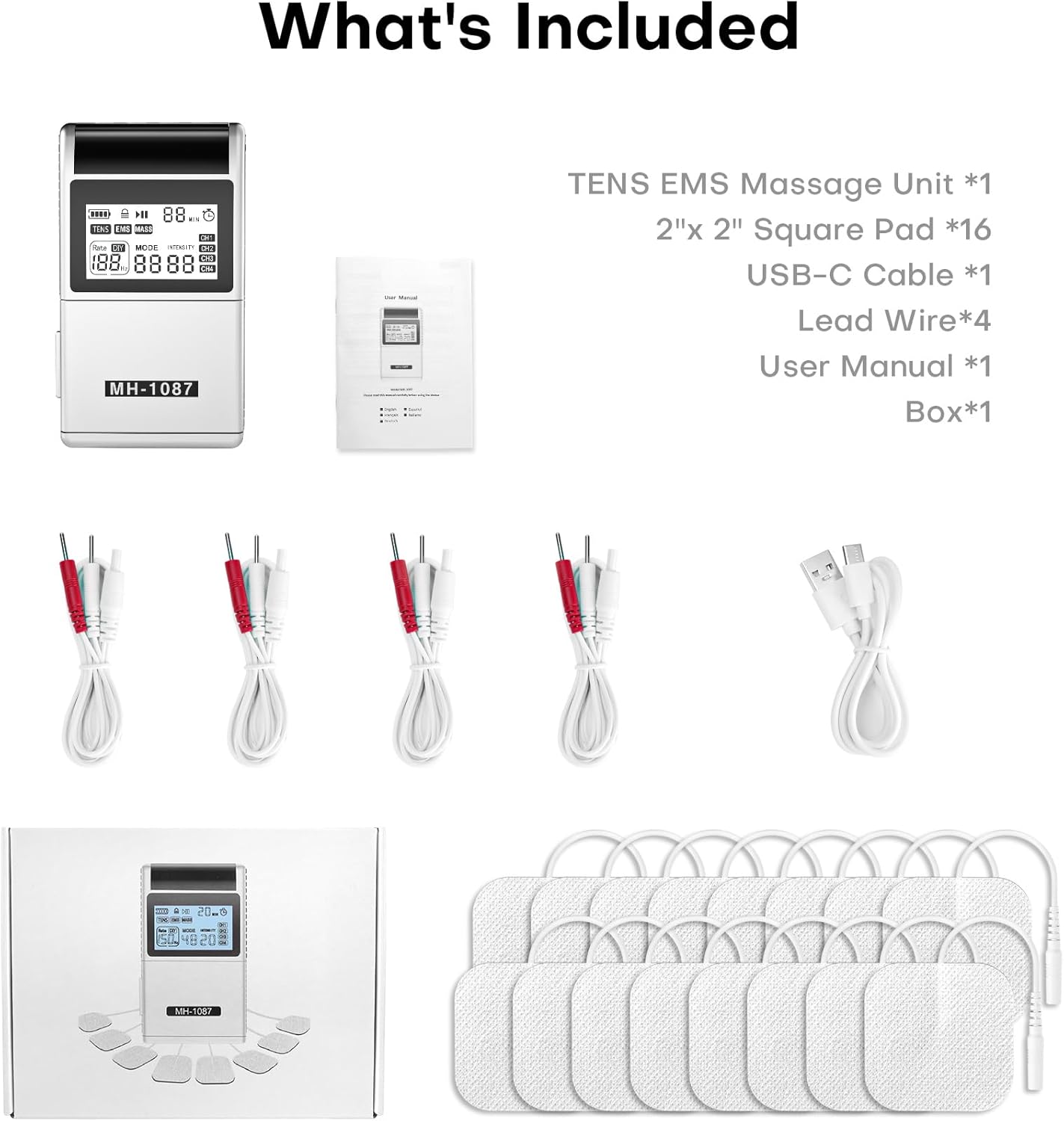 Medical TENS Rechargeable TENS & EMS Machine