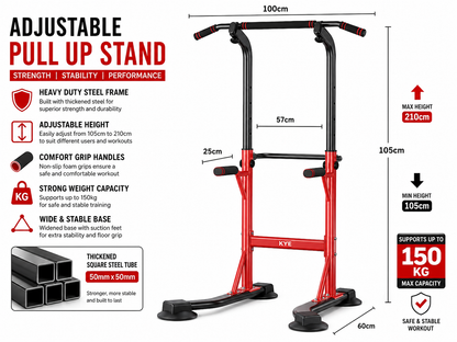 Adjustable Chin Up Pull Up Chin Up Station Workout