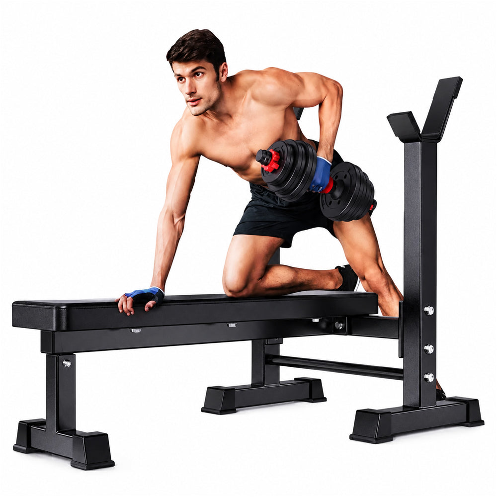 Weight Bench With Rack