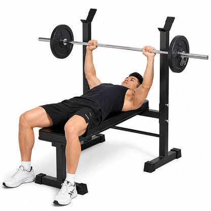 Weight Bench With Rack