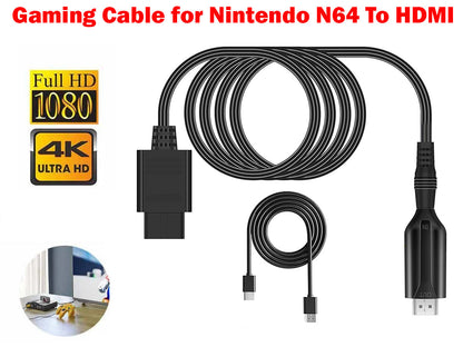 WII To HDMI Converter Cable For HDTV Display N64 To 1080p HD
