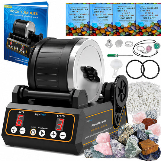 KomeStone Advanced Professional Rock Tumbler Kit
