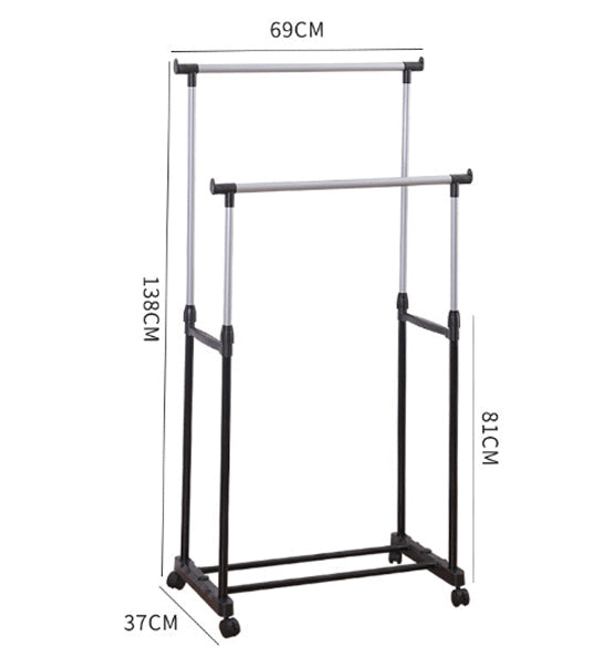 Double Cloth Rack Garment Rack