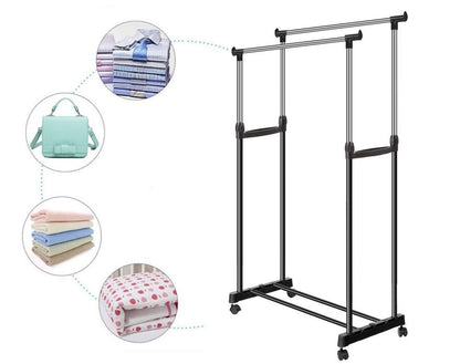 Double Cloth Rack Garment Rack