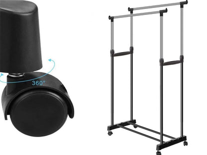 Double Cloth Rack Garment Rack