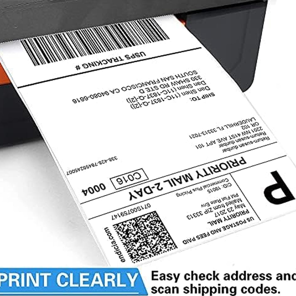 Thermal Transfer Label 100 X 180 mm Permanent Adhesive, 300 Labels In Roll