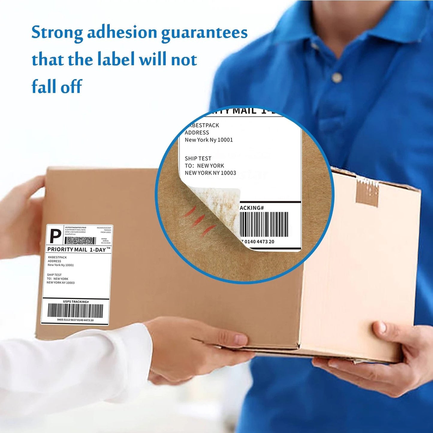 Thermal Transfer Label 100 X 180 mm Permanent Adhesive, 300 Labels In Roll