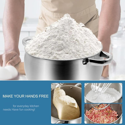 1500W 6L Kitchen Stand Mixer Stainless Steel Bowl with Blender