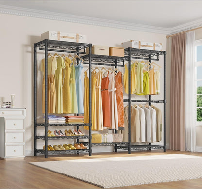Metal Wardrobe Clothes Rack Clothes Organizer