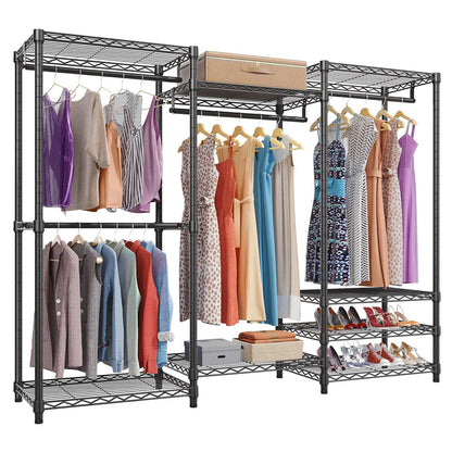 Metal Wardrobe Clothes Rack Clothes Organizer