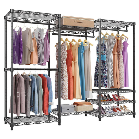 Metal Wardrobe Clothes Rack Clothes Organizer