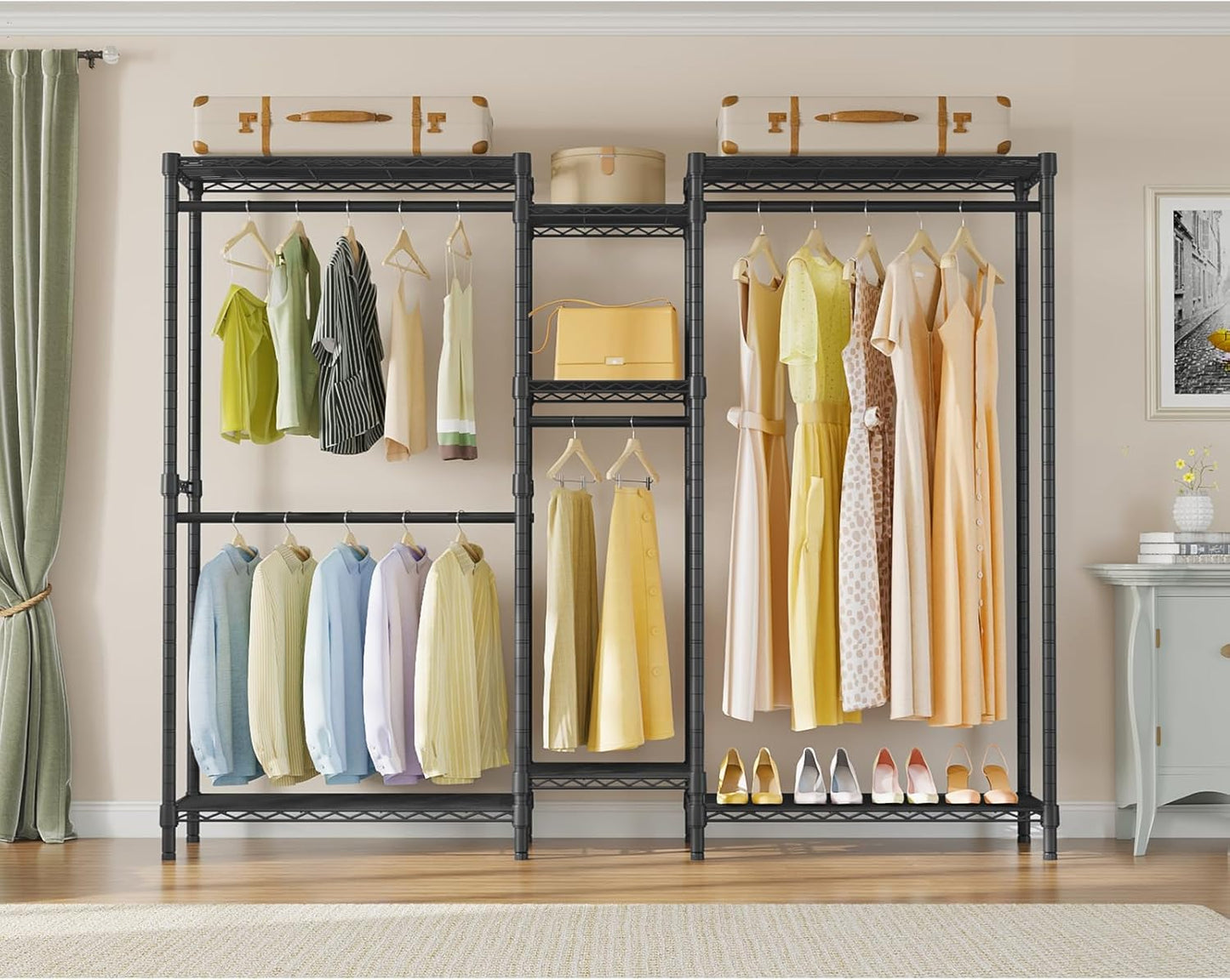 Wardrobe Organizer Clothes Rack