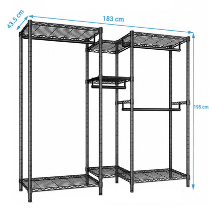 Wardrobe Organizer Clothes Rack