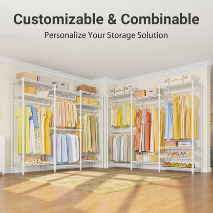 Metal Wardrobe Clothes Rack Clothes Organizer