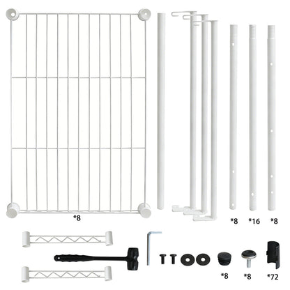 Metal Wardrobe Clothes Rack Clothes Organizer