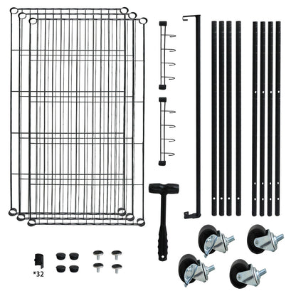 Clothes Organiser Metal Wardrobe