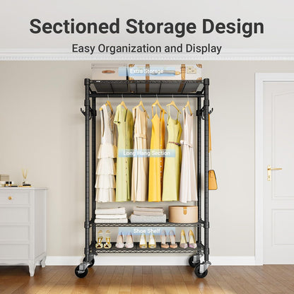 Clothes Organiser Metal Wardrobe