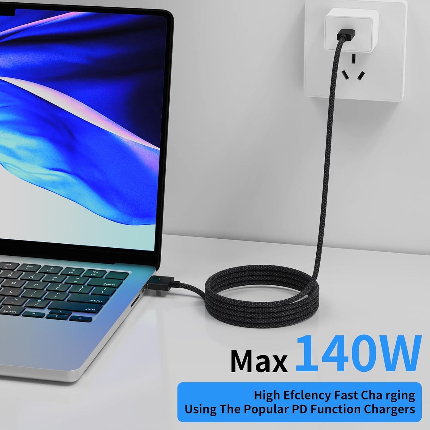 USB C to MagSafe 3 Charging Cable Replacement