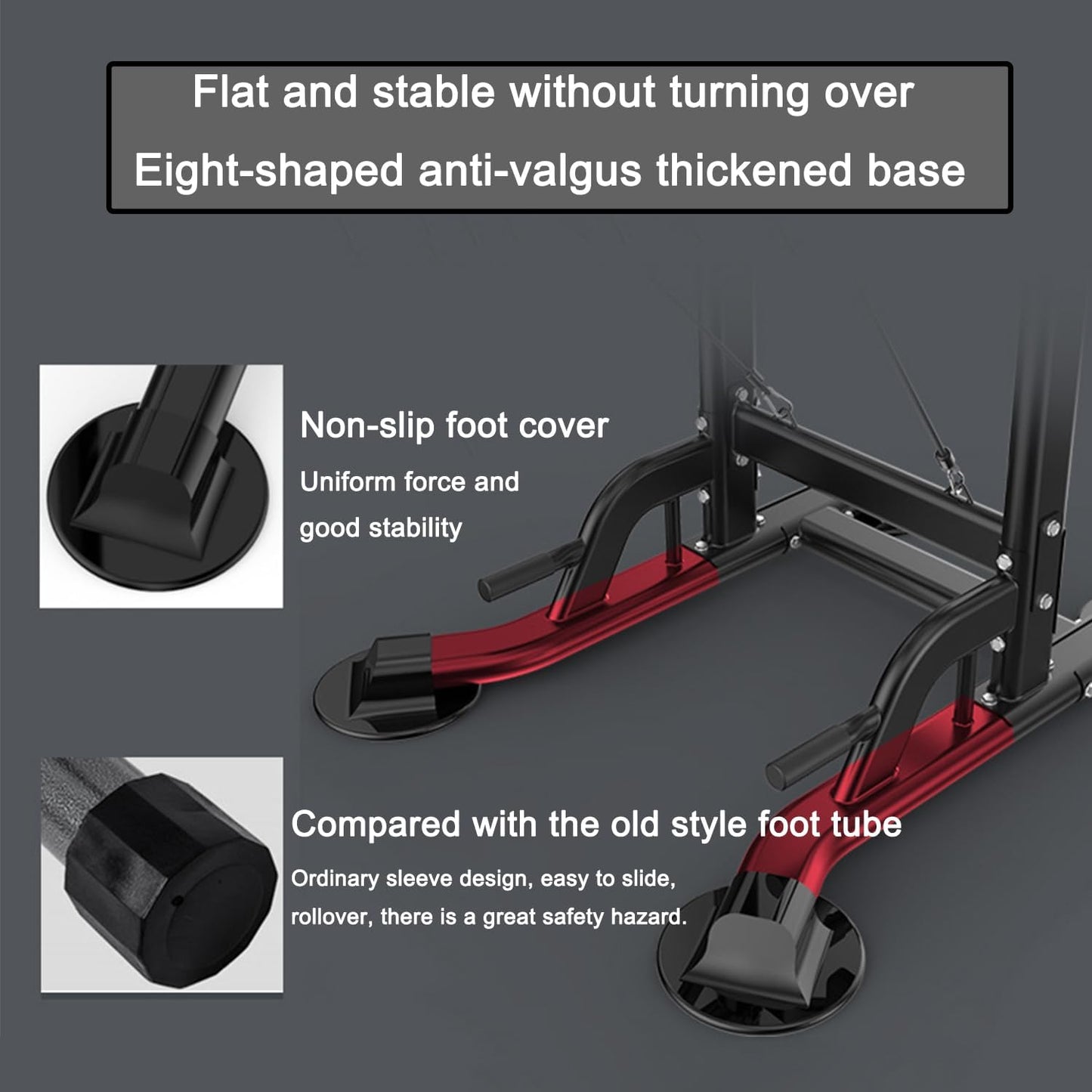 Adjustable Chin Up Pull Up Power Tower Station Workout