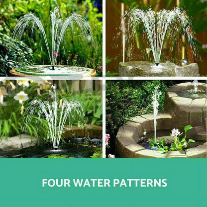 Solar Powered Water Pump Pond Garden Submersible Fountains