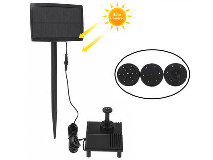 Solar Powered Water Pump Pond Garden Submersible Fountains