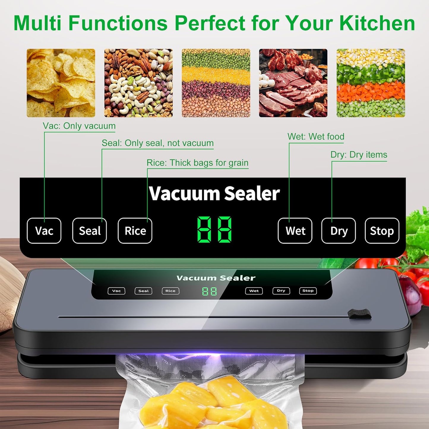 Vacuum Sealer Machine Food Saver Storage