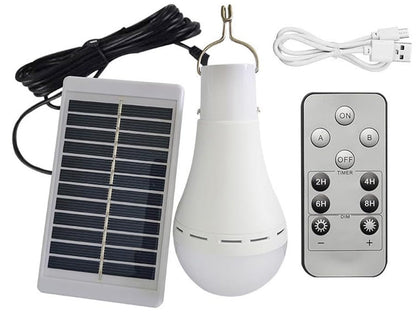 Camping Solar Light Bulb Outdoor Rechargeable LED