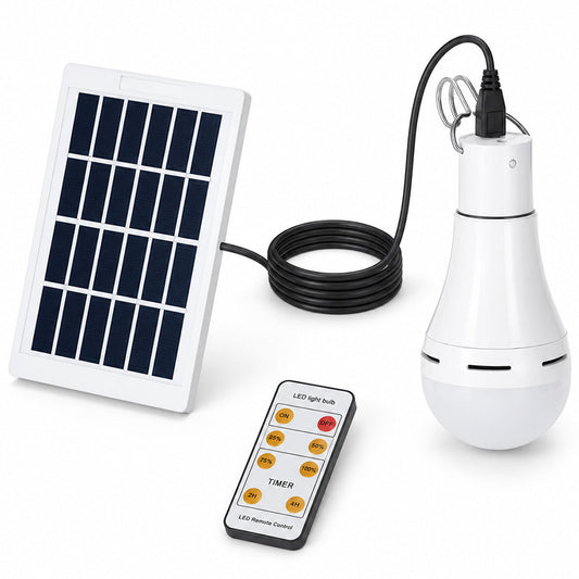 Camping Solar Light Bulb Outdoor Rechargeable LED