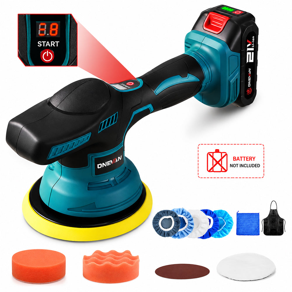 18V Cordless Rotary Polisher Buffer Sander Fits Makita Battery