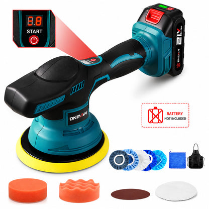 18V Cordless Rotary Polisher Buffer Sander Fits Makita Battery