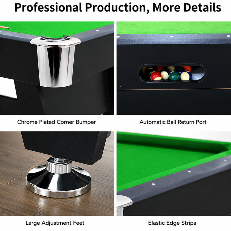 7ft Portable Folding Billiard Pool Table