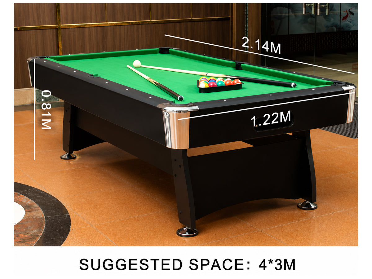 7ft Portable Folding Billiard Pool Table