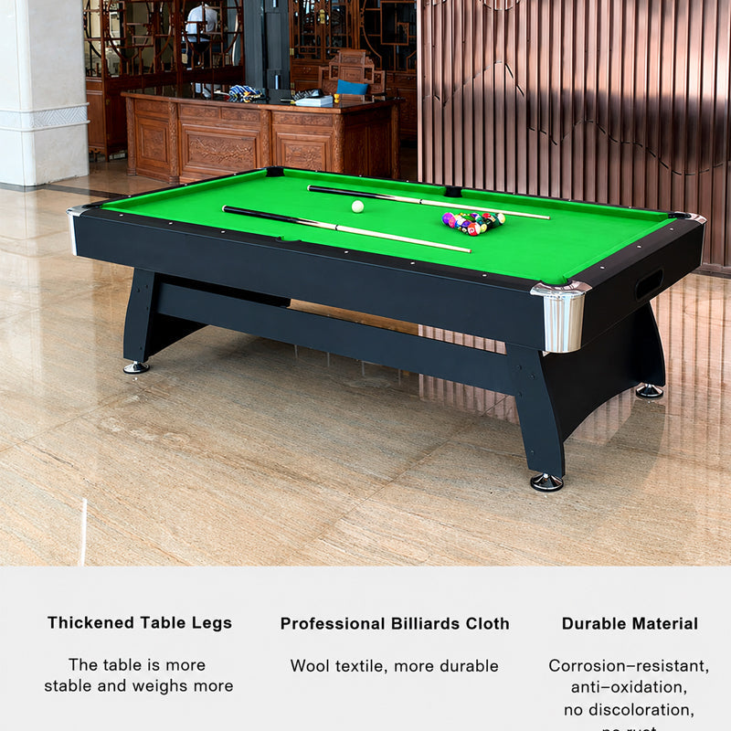 7ft Portable Folding Billiard Pool Table