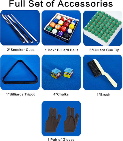 7ft Portable Folding Billiard Pool Table