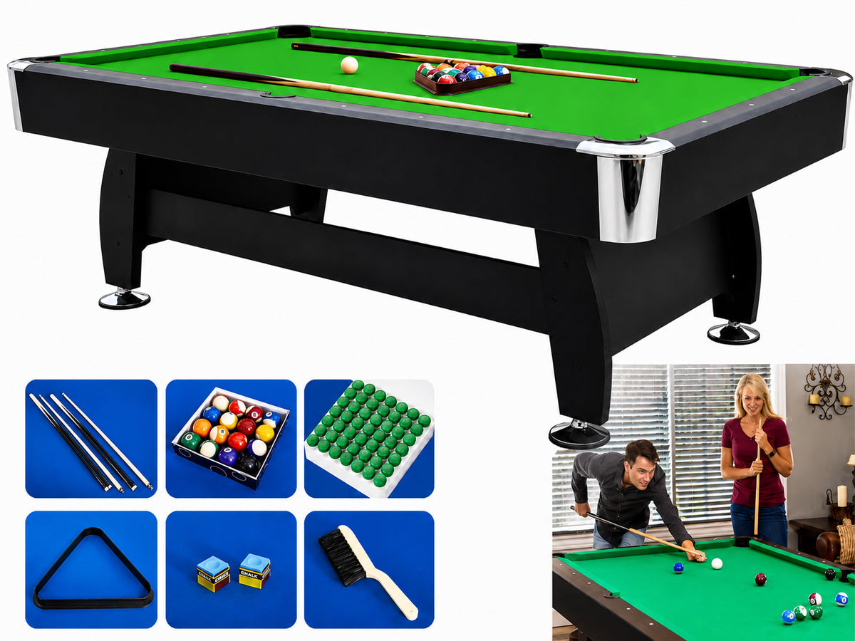 7ft Portable Folding Billiard Pool Table
