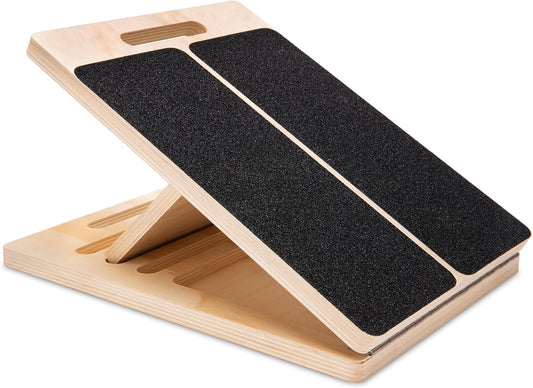Adjustable Wooden Slant Board for Calf Stretching