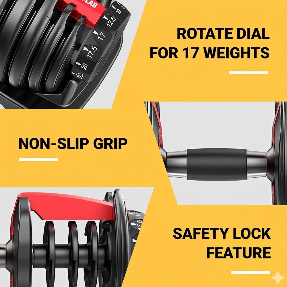Adjustable Dumbbells 40KG