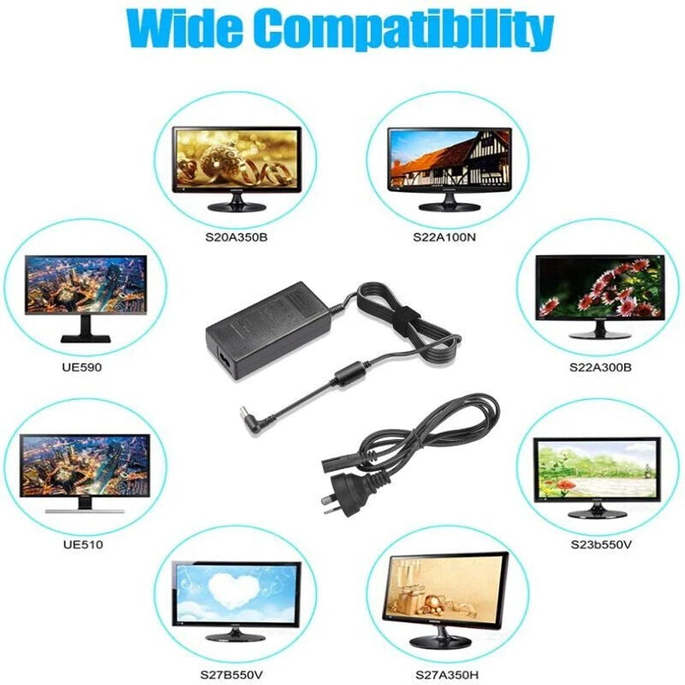 14V Power Adapter Monitor Charger for Samsung